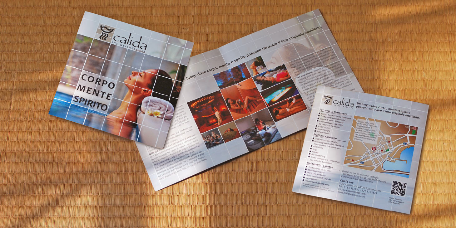 Brochure per centro benessere