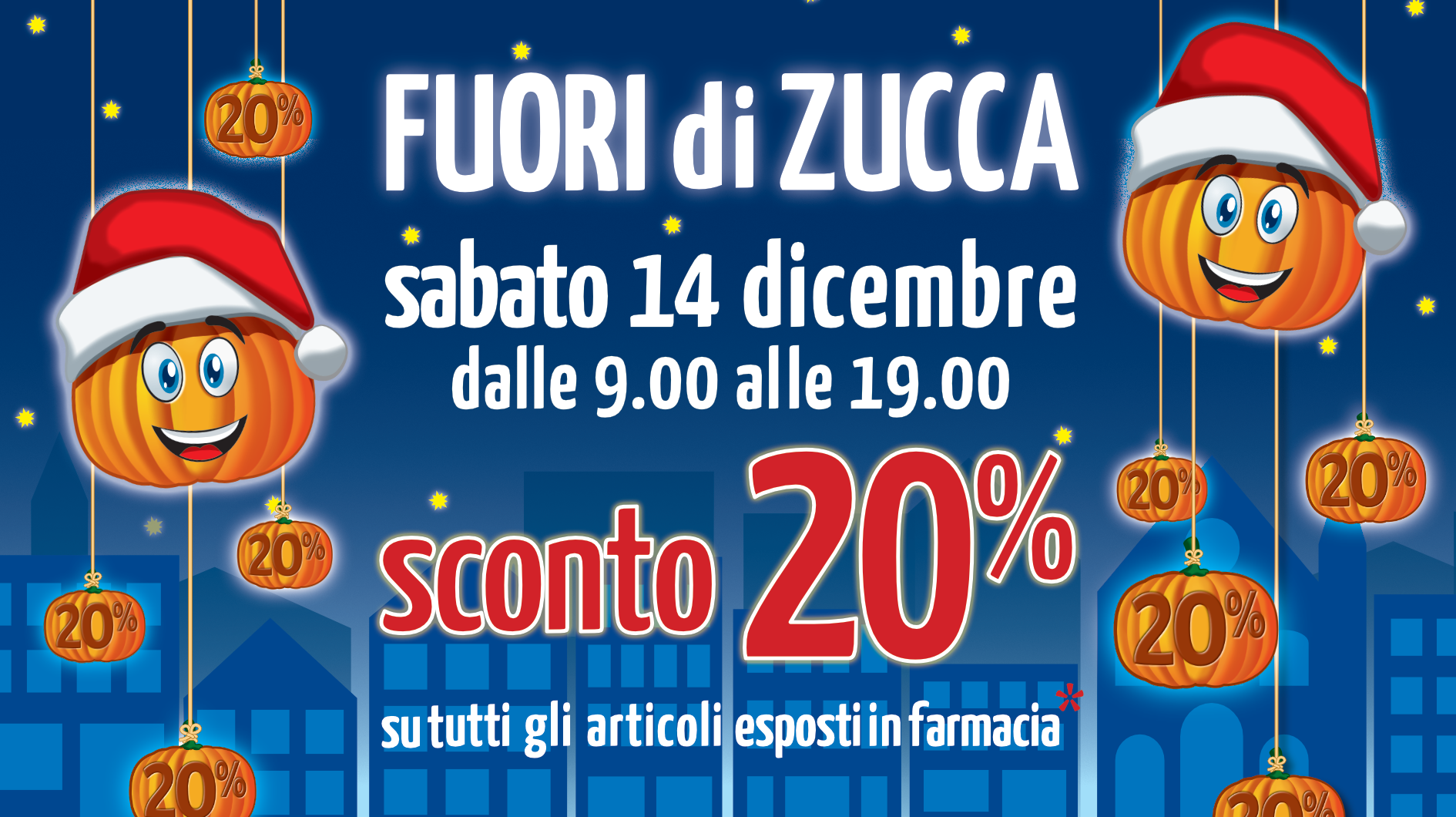 Farmacia ZuccaPoster evento Fuori di Zucca 2019