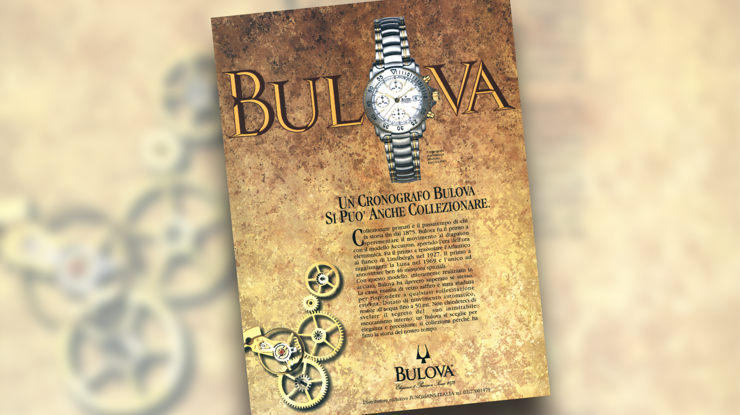 Pubblicità Editoriale | Cronografo Bulova