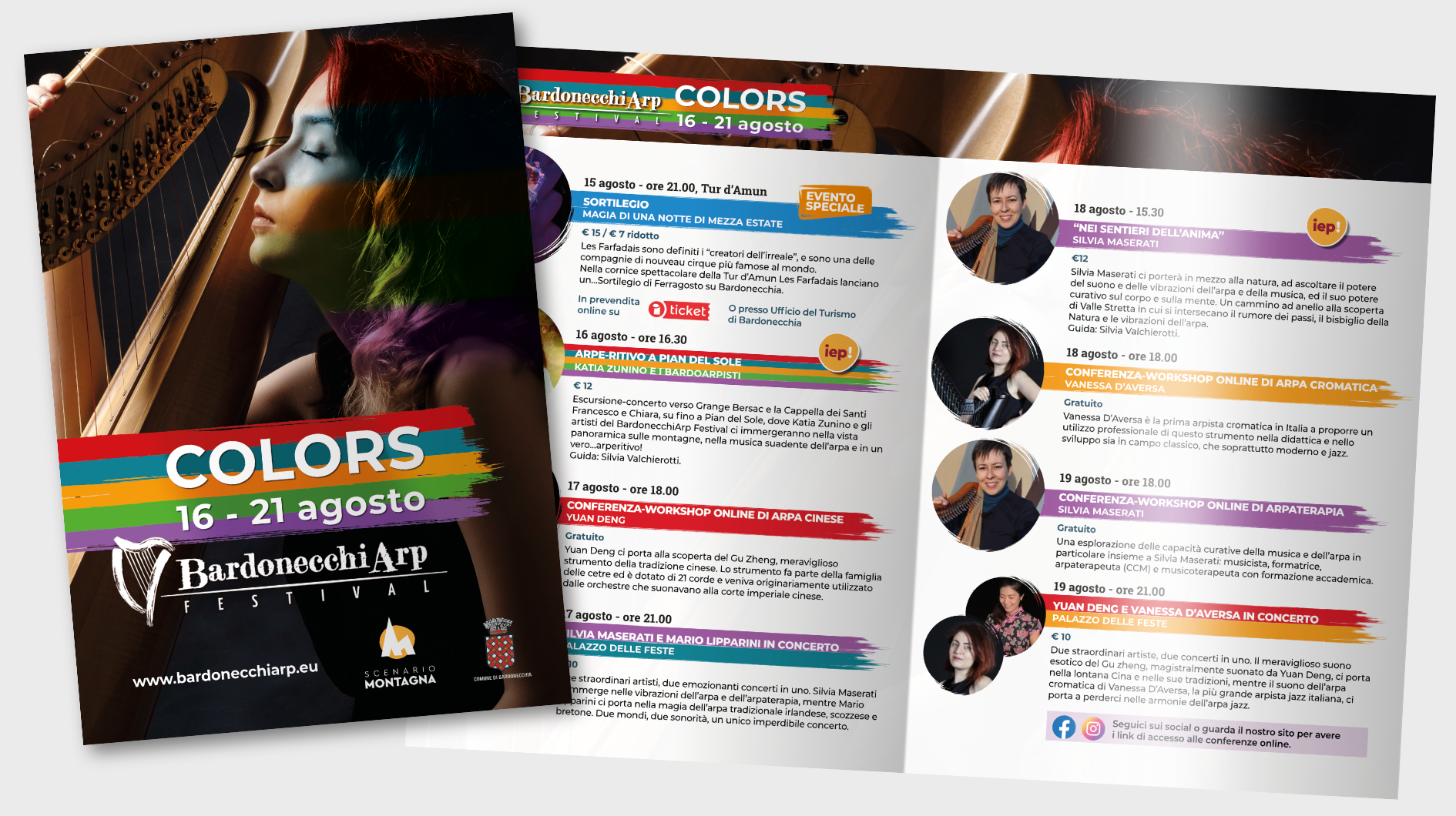 Brochure per manifestazione musicale