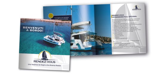 Brochure per vacanze su catamarano Rendez Vous