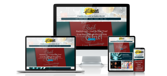 Progettazione e realizzazione sito blog musicale The Beat