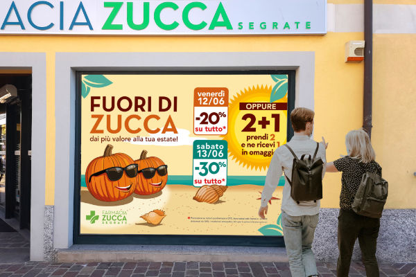 Environmental Graphic Design | Grafiche per la promozione Fuori di Zucca