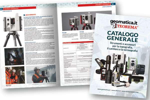 Catalogo strumenti per la geomatica e termografia